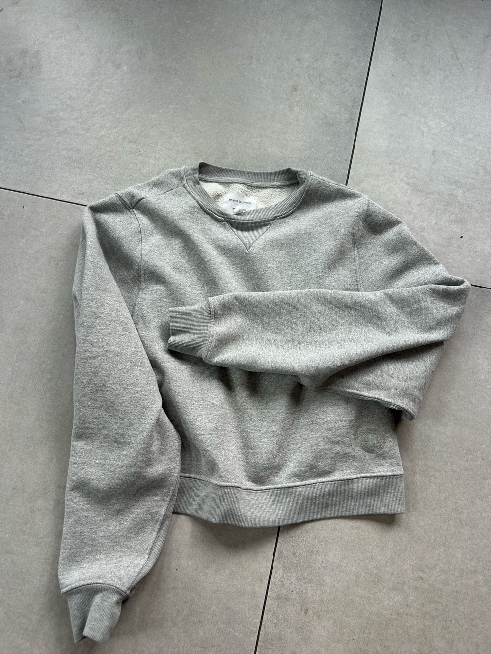 Madewell Men's Gray Crewneck Sweatshirt